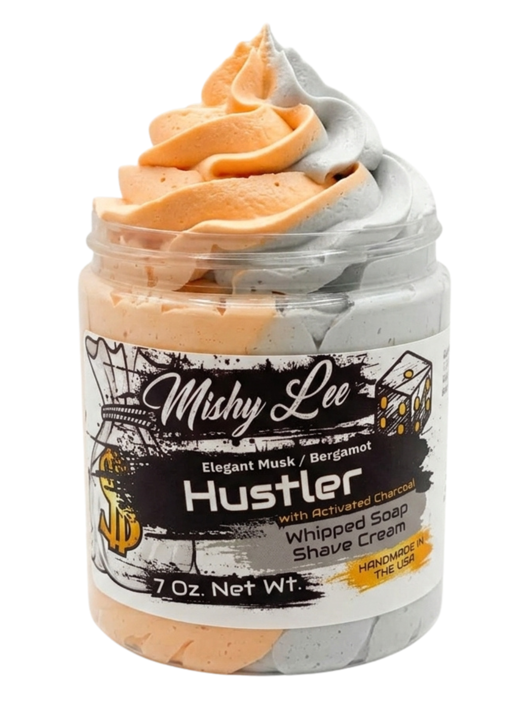 Hustler Men's Whipped Soap and Shave Cream