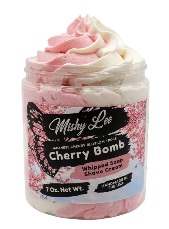 Cherry Bomb Whipped Soap and Shave Cream