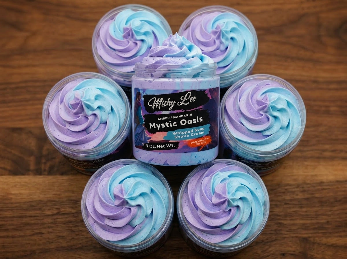 Mystic Oasis Men's Whipped Soap and Shave Cream