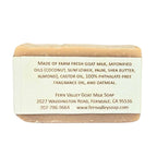 Natural Goat Milk Soap | Exfoliating Scrub | Oatmeal & Honey