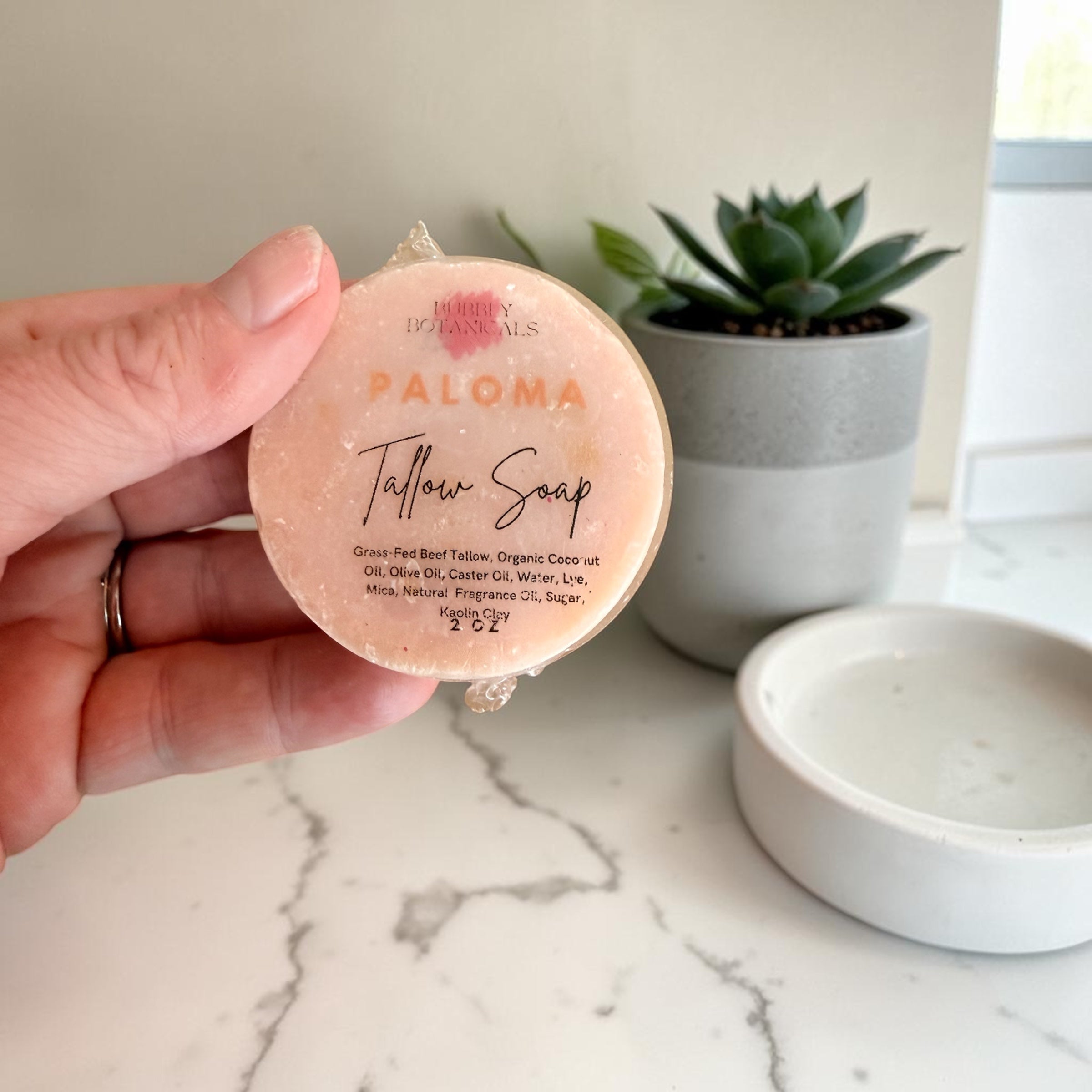 Tallow Mini Soaps – Natural Handmade Tallow Soap Bars for Gift or Travel