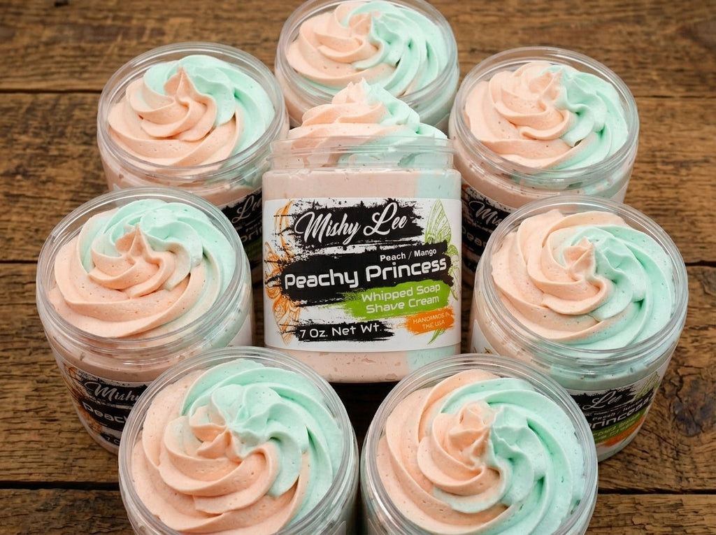 Peachy Princess Whipped Soap and Shave Cream