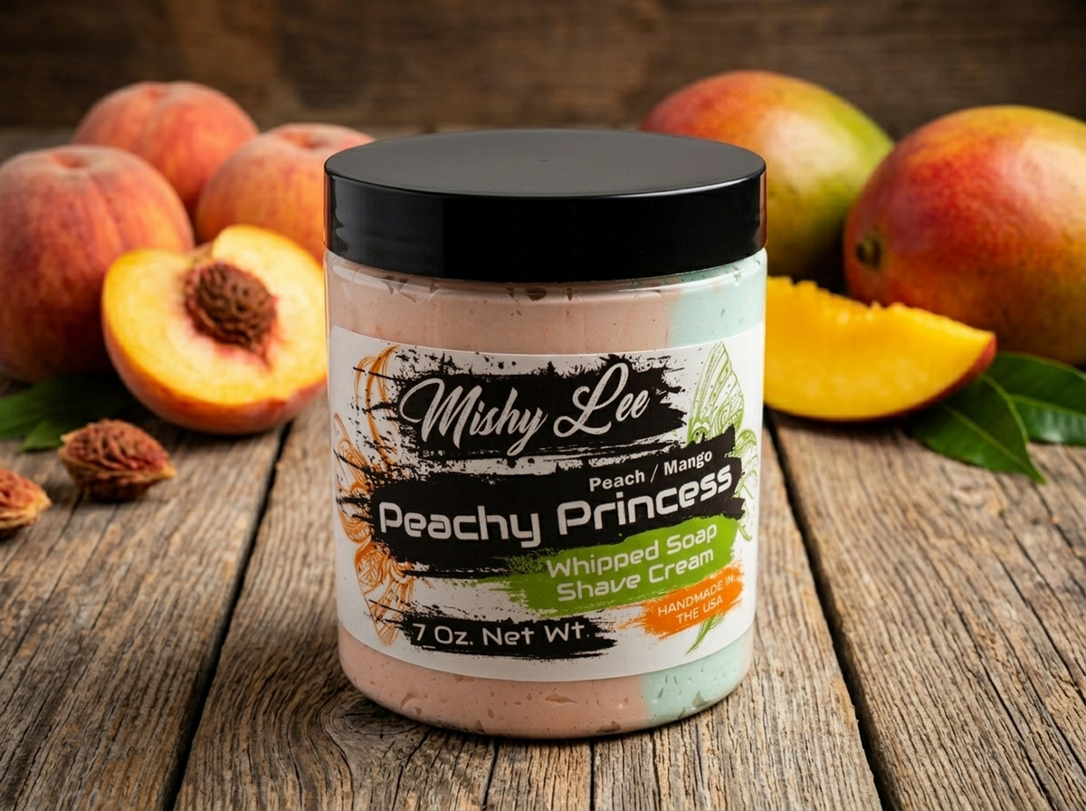 Peachy Princess Whipped Soap and Shave Cream