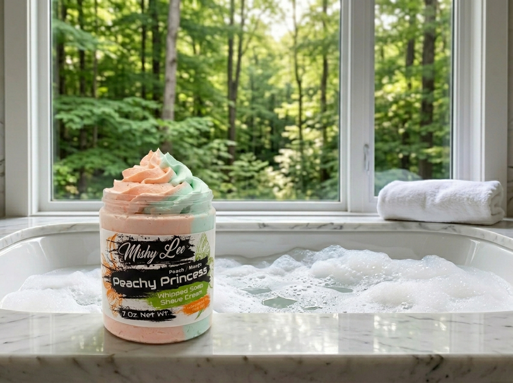 Peachy Princess Whipped Soap and Shave Cream