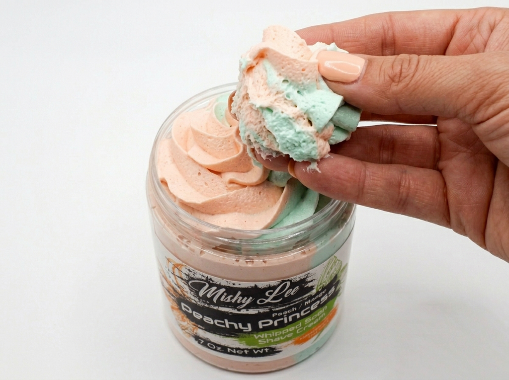 Peachy Princess Whipped Soap and Shave Cream