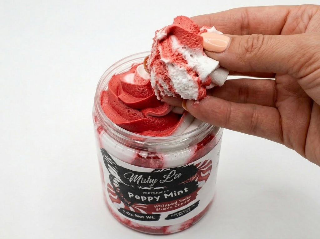 Peppy Mint Whipped Soap and Shave Cream