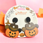 ACRYLIC HALLOWEEN EARRINGS - FUN AND SPOOKY