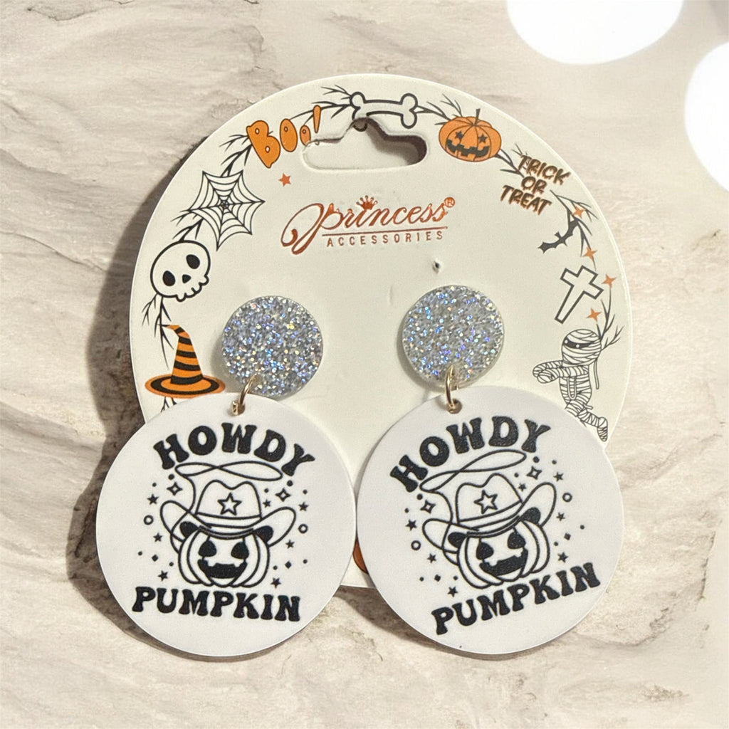 ACRYLIC HALLOWEEN EARRINGS - FUN AND SPOOKY
