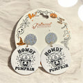 ACRYLIC HALLOWEEN EARRINGS - FUN AND SPOOKY