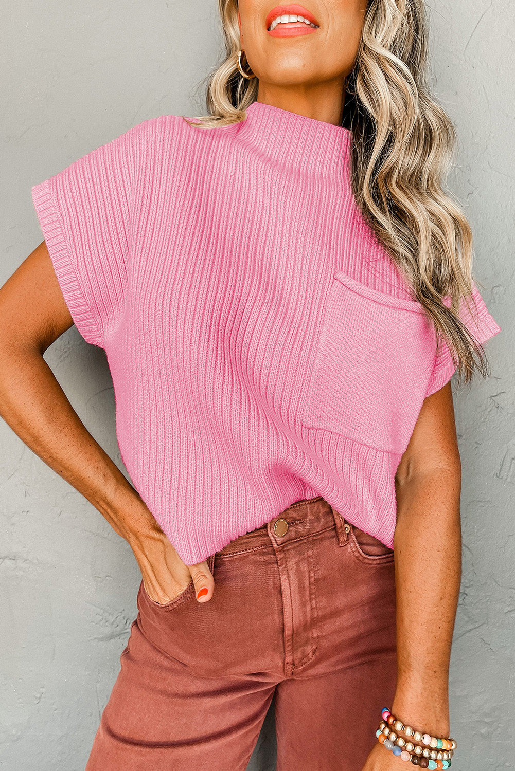 Ribbed Knit Sweater