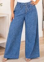 Plus Size Wide Leg Denim