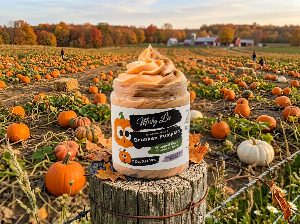 Drunken Pumpkin Whipped Soap and Shave Cream