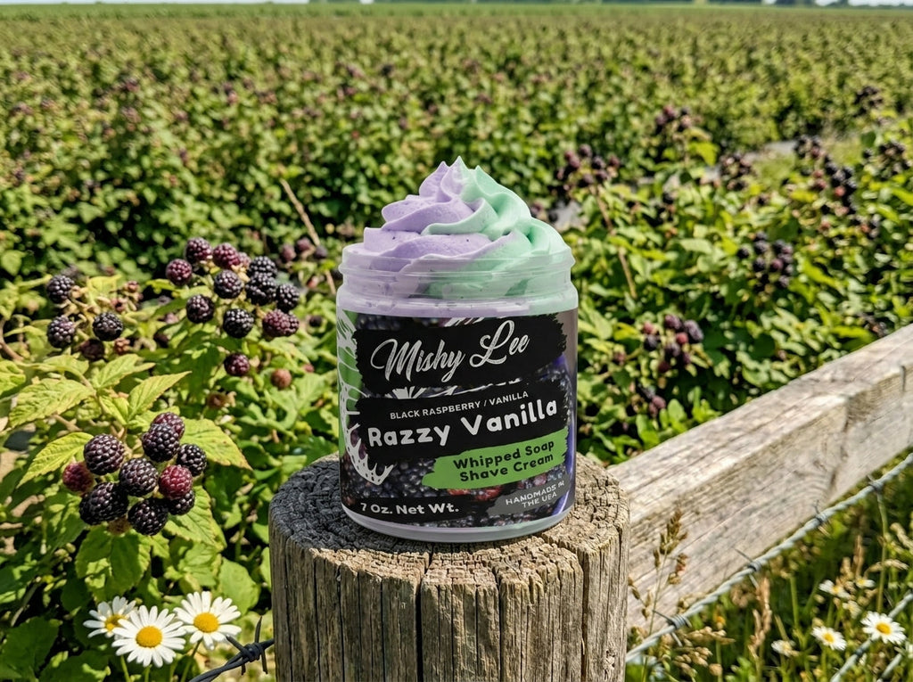 Razzy Vanilla Whipped Soap and Shave Cream
