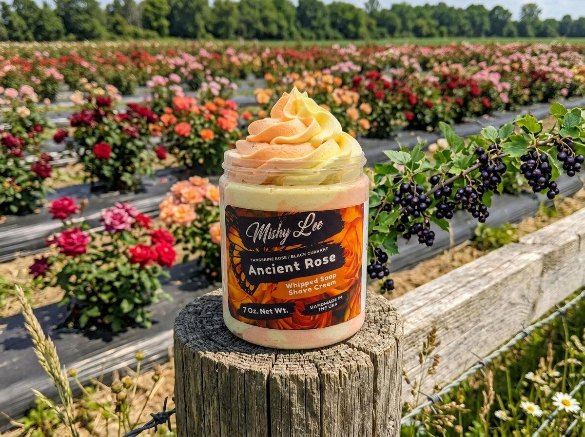 Ancient Rose Whipped Soap and Shave Cream