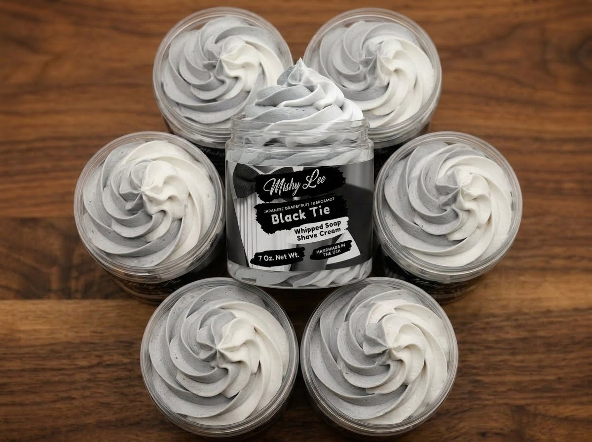 Black Tie Men's Whipped Soap and Shave Cream