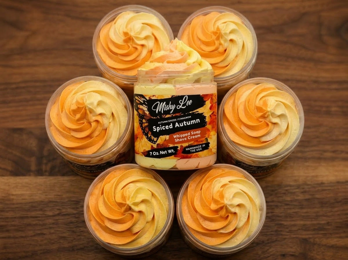 Spiced Autumn Whipped Soap and Shave Cream