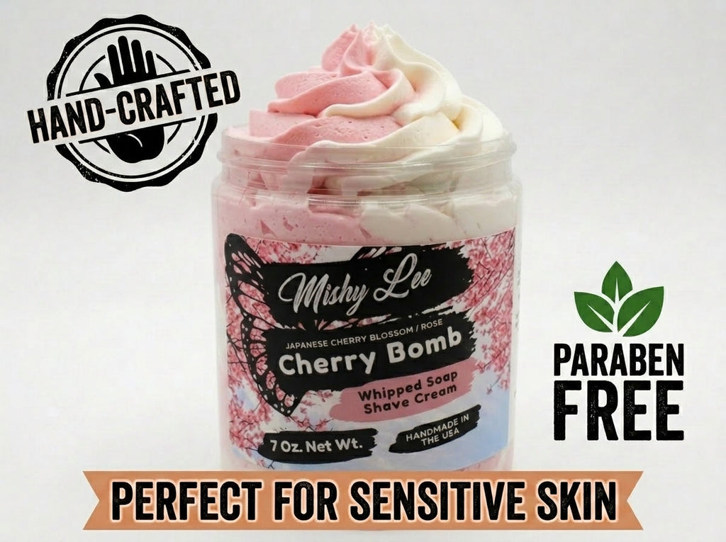 Cherry Bomb Whipped Soap and Shave Cream