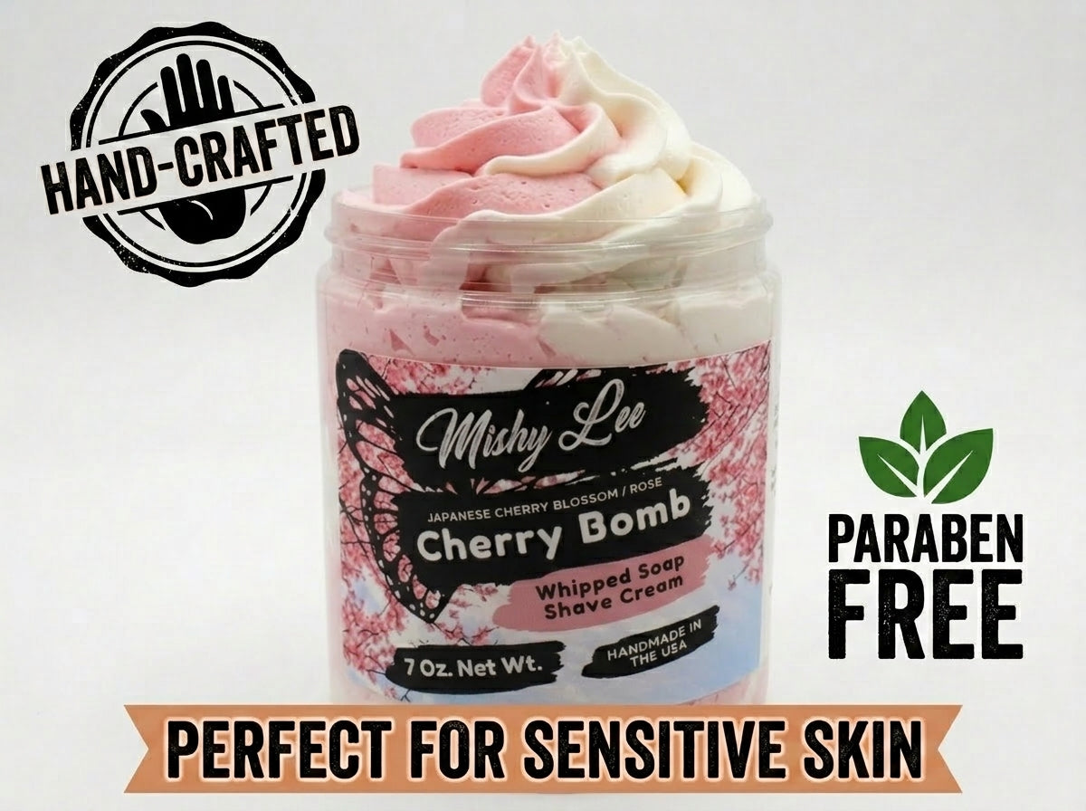 Cherry Bomb Whipped Soap and Shave Cream