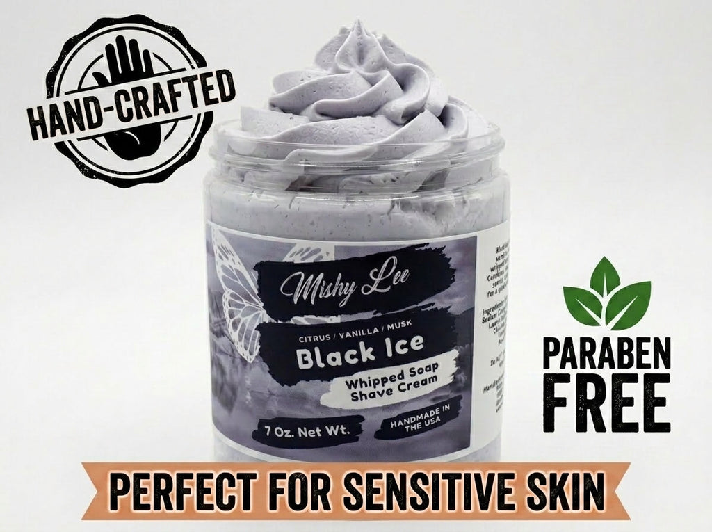 Black Ice Men's Whipped Soap and Shave Cream
