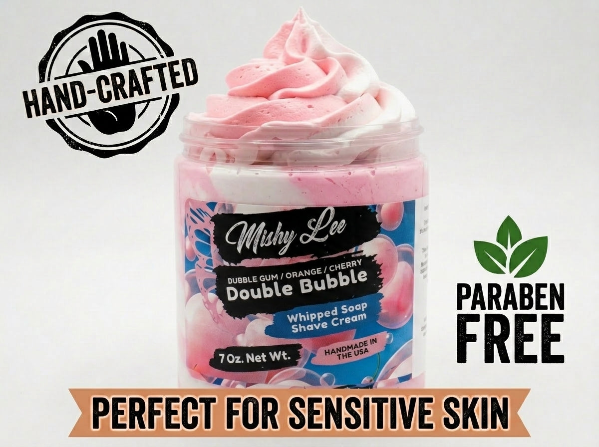 Double Bubble Whipped Soap and Shave Cream