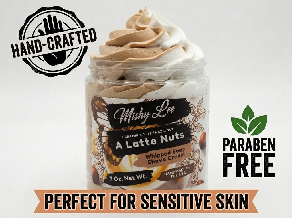 A Latte Nuts Whipped Soap and Shave Cream