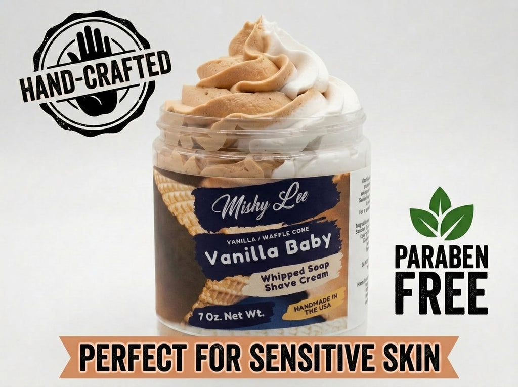 Vanilla Baby Whipped Soap and Shave Cream