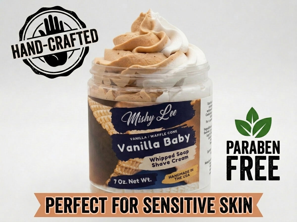 Vanilla Baby Whipped Soap and Shave Cream