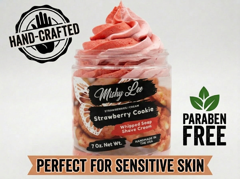 Strawberry Cookie Whipped Soap and Shave Cream