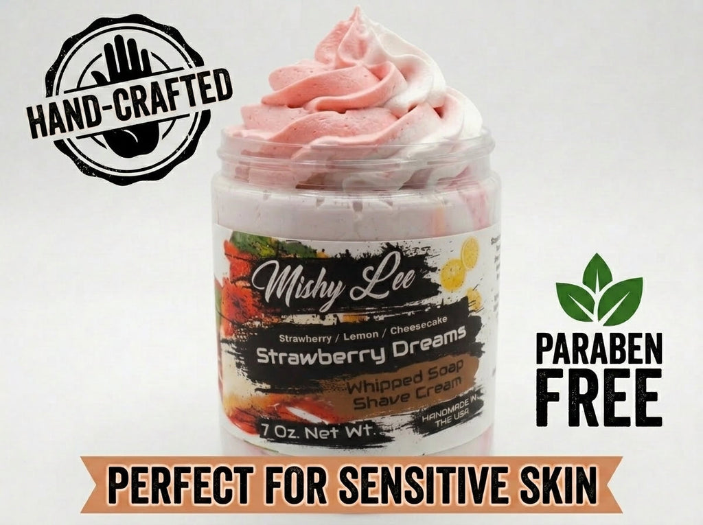Strawberry Dreams Whipped Soap and Shave Cream