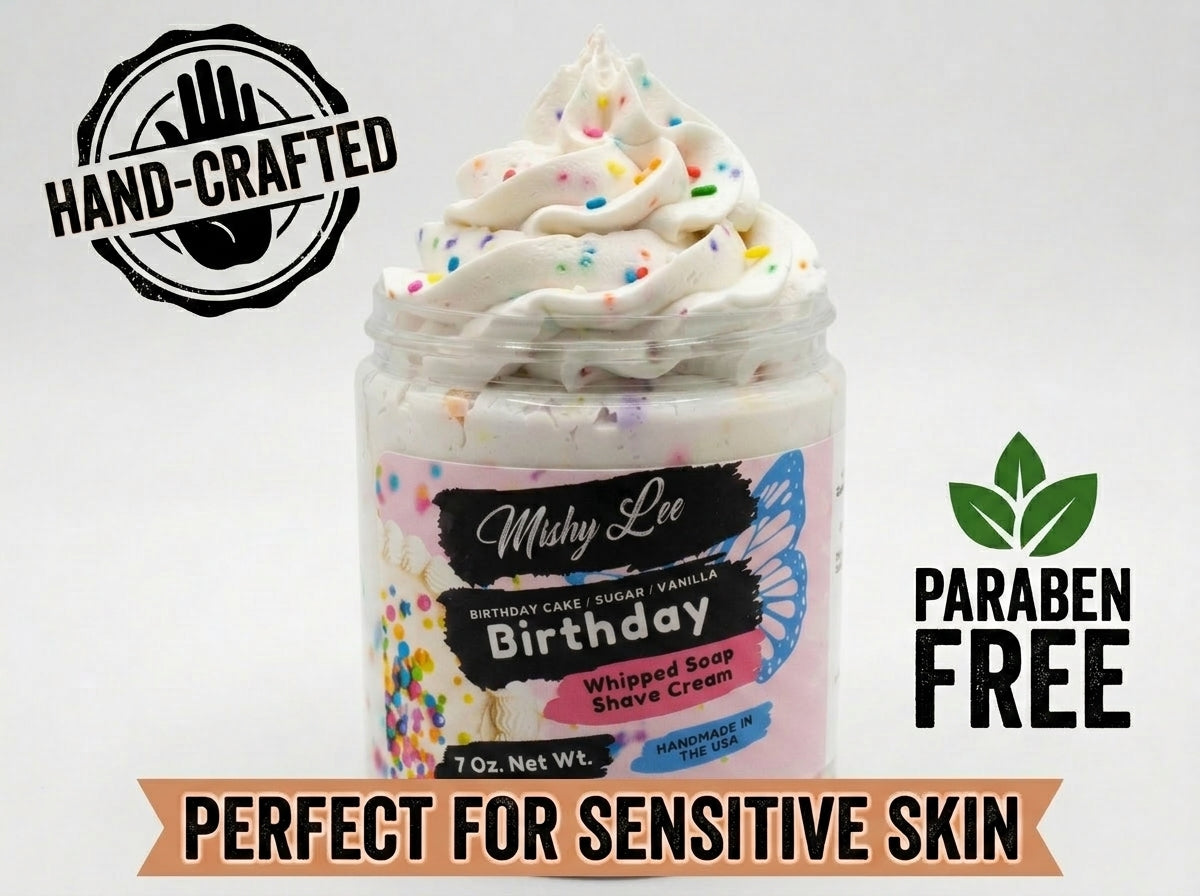 Birthday Whipped Soap and Shave Cream