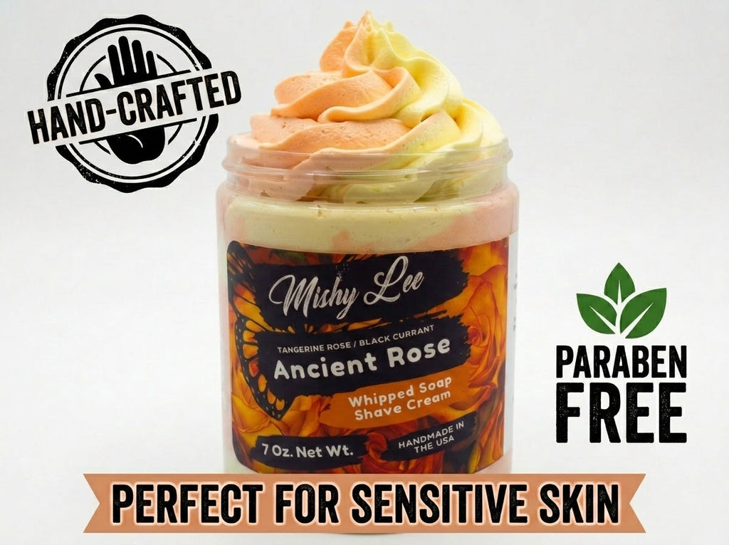 Ancient Rose Whipped Soap and Shave Cream