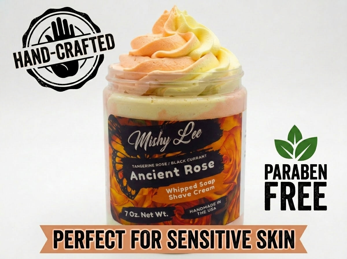 Ancient Rose Whipped Soap and Shave Cream