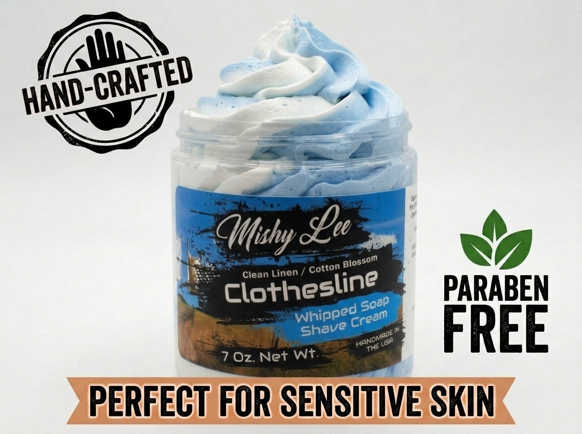 Clothesline Whipped Soap and Shave Cream