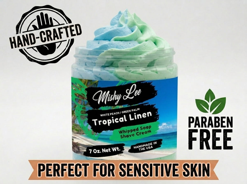 Tropical Linen Whipped Soap and Shave Cream