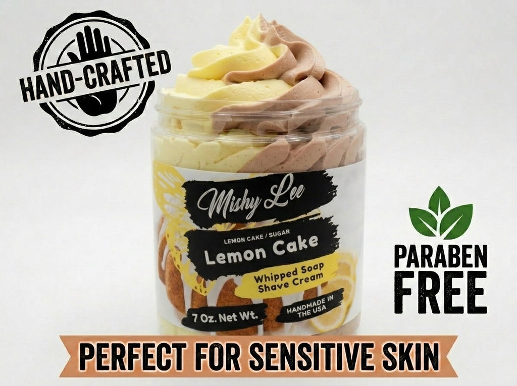 Lemon Cake Whipped Soap and Shave Cream