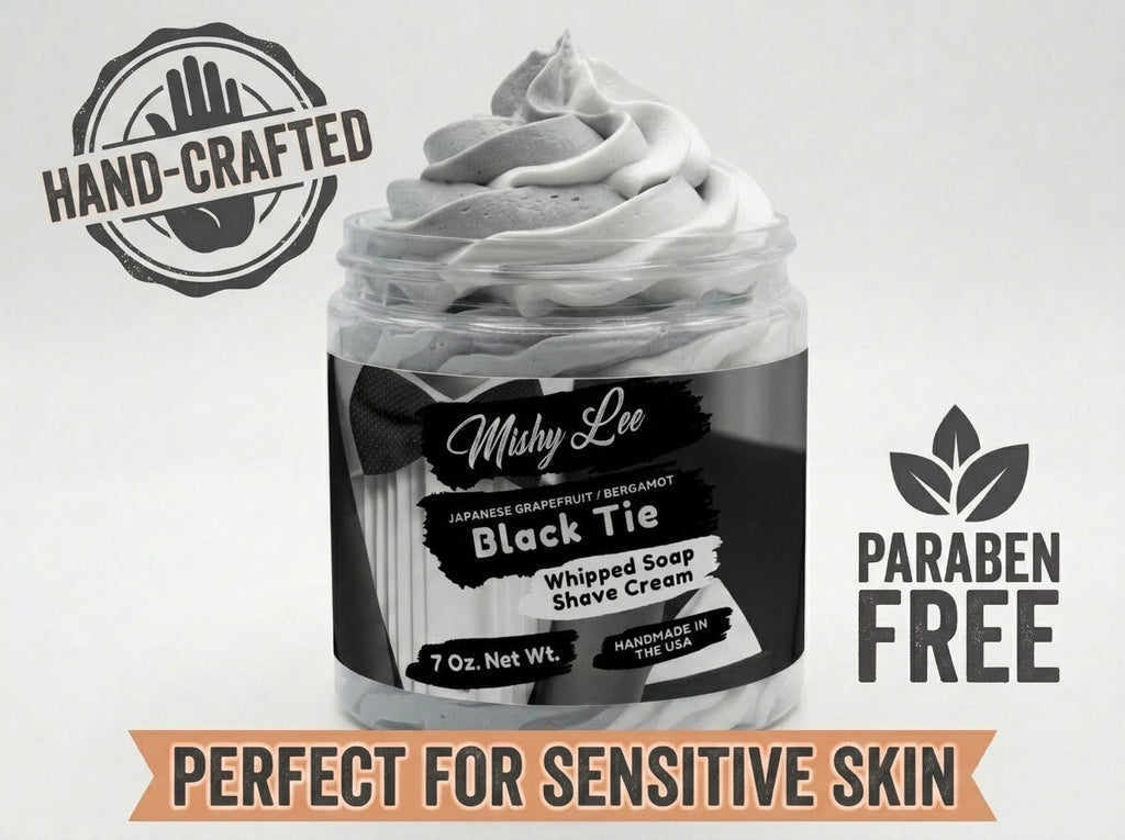 Black Tie Men's Whipped Soap and Shave Cream