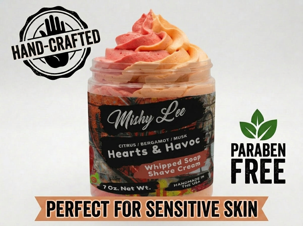 Hearts & Havoc Men's Whipped Soap and Shave Cream