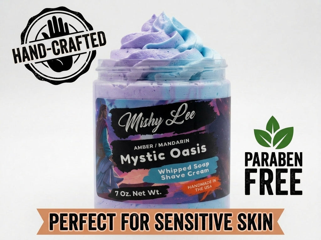 Mystic Oasis Men's Whipped Soap and Shave Cream