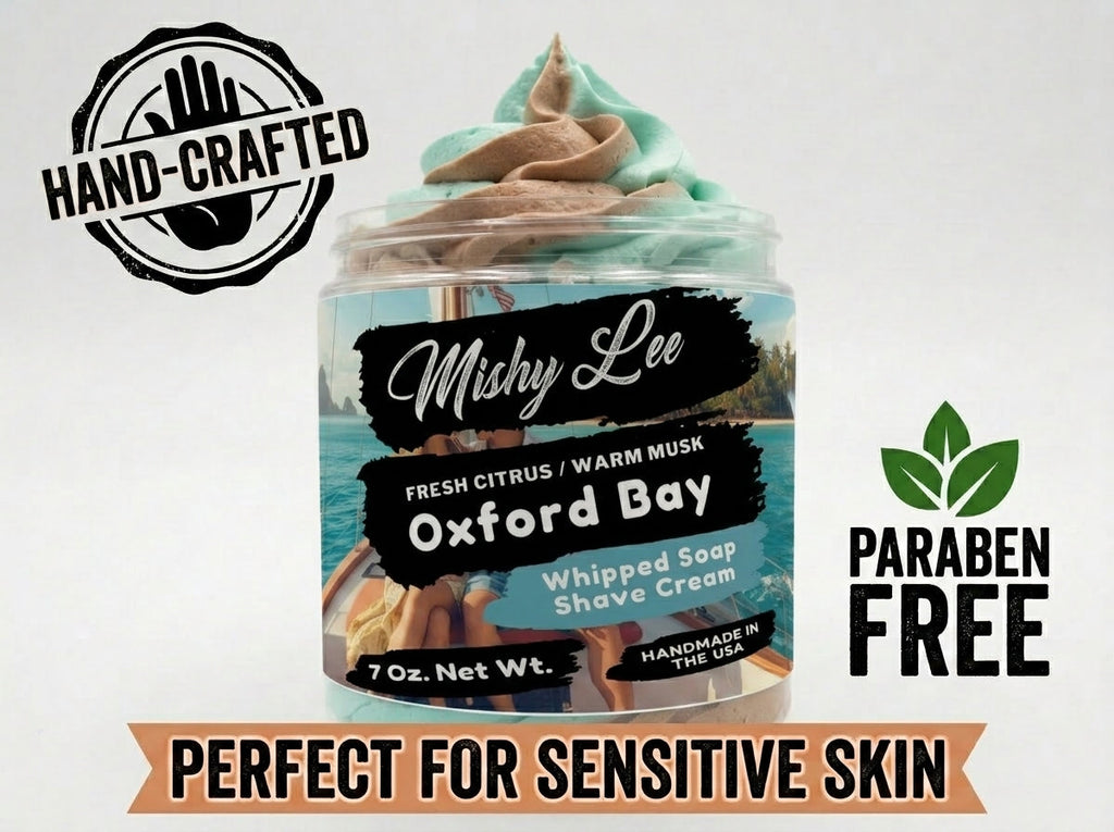 Oxford Bay Men's Whipped Soap and Shave Cream