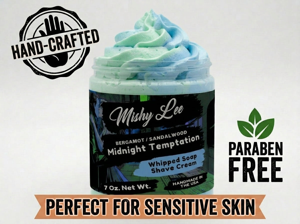 Midnight Temptation Men's Whipped Soap and Shave Cream