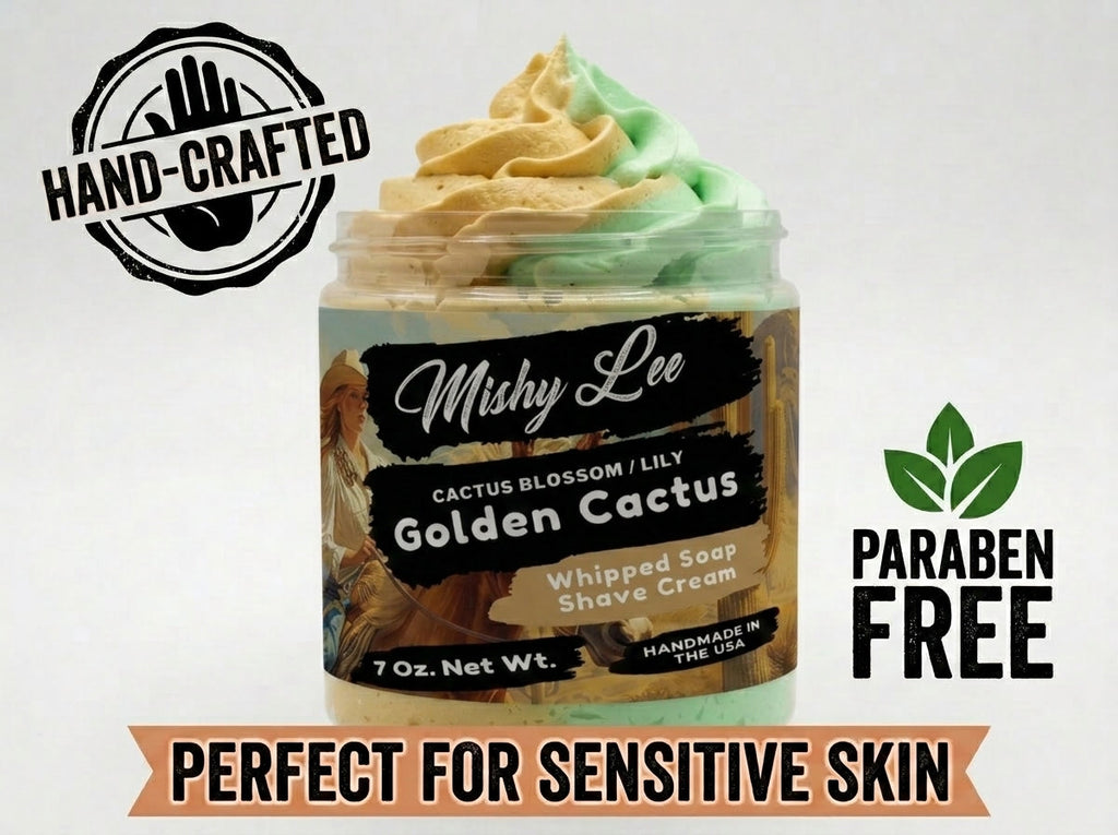 Golden Cactus Whipped Soap and Shave Cream