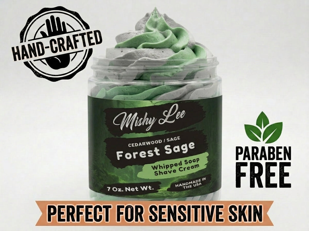 Forest Sage Men's Whipped Soap and Shave Cream