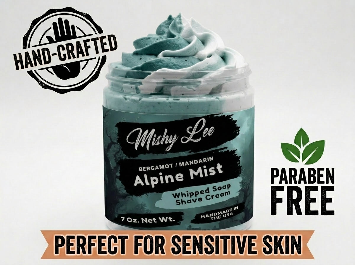 Alpine Mist Men's Whipped Soap and Shave Cream