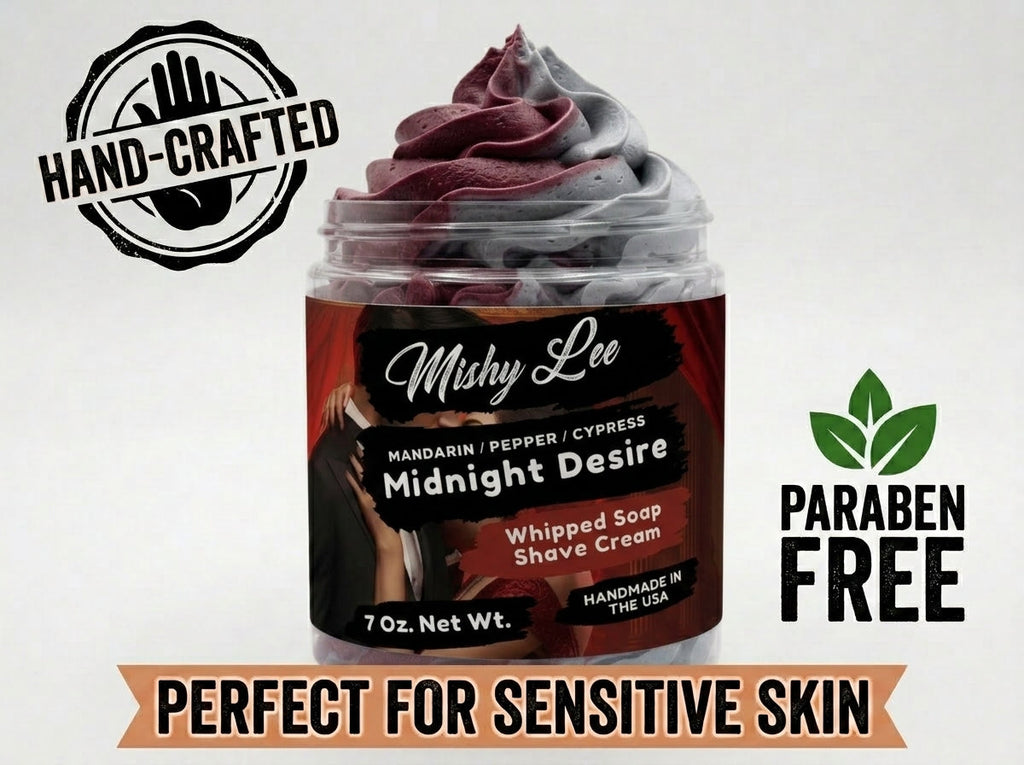 Midnight Desire Men's Whipped Soap and Shave Cream