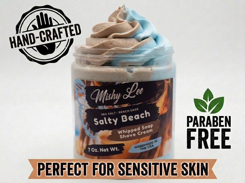 Salty Beach Whipped Soap and Shave Cream