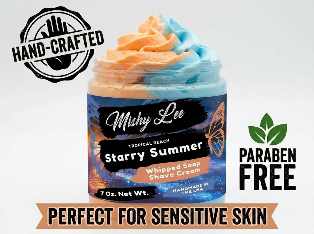 Starry Summer Whipped Soap and Shave Cream