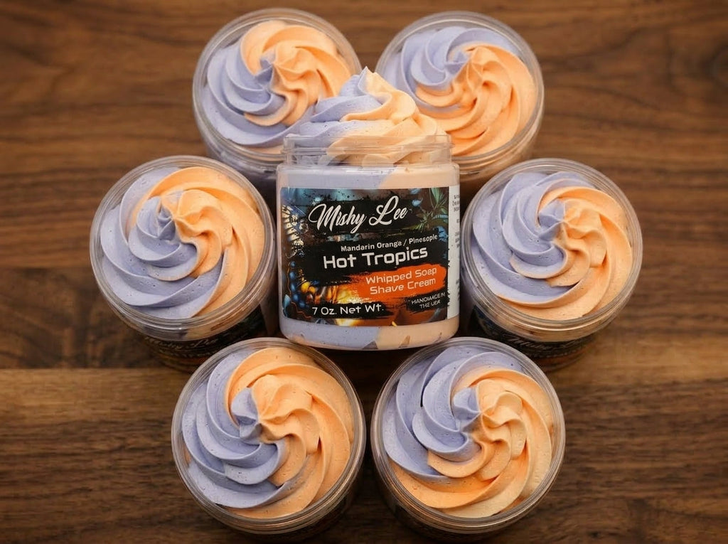 Hot Tropics Whipped Soap and Shave Cream