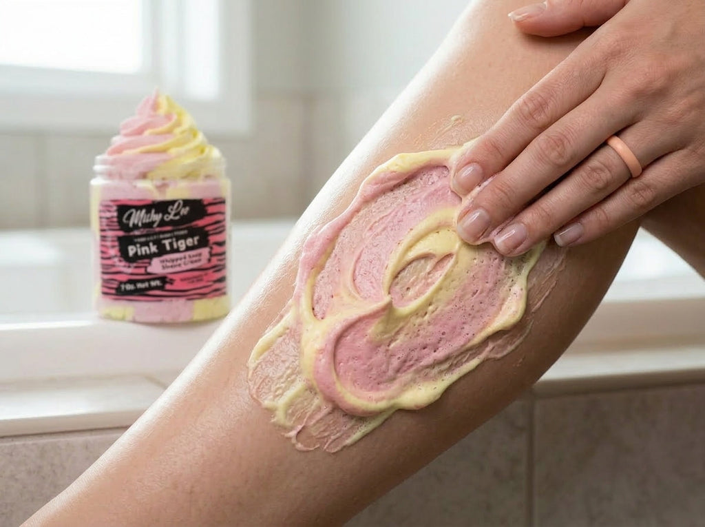 Pink Tiger Whipped Soap and Shave Cream