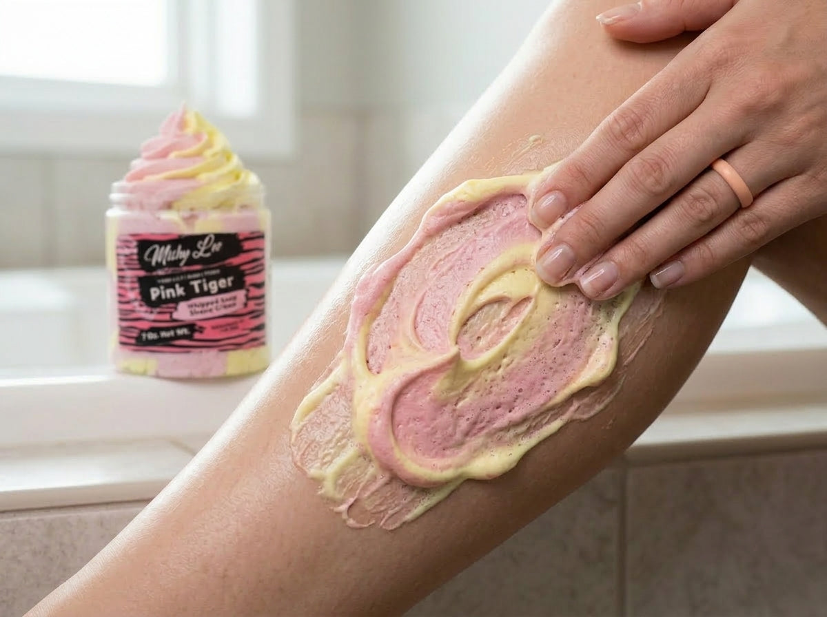 Pink Tiger Whipped Soap and Shave Cream