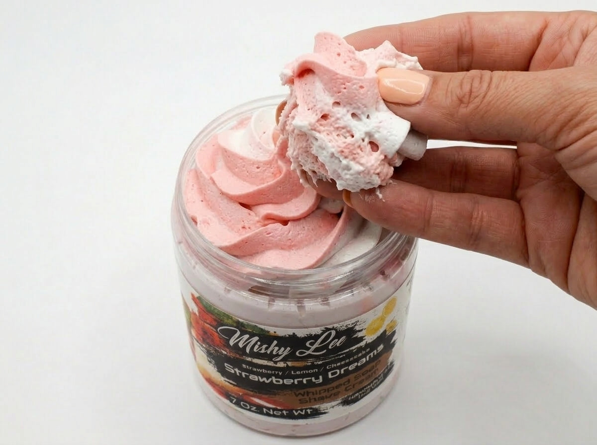 Strawberry Dreams Whipped Soap and Shave Cream